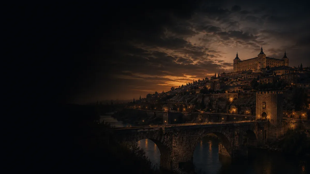 Toledo al anochecer