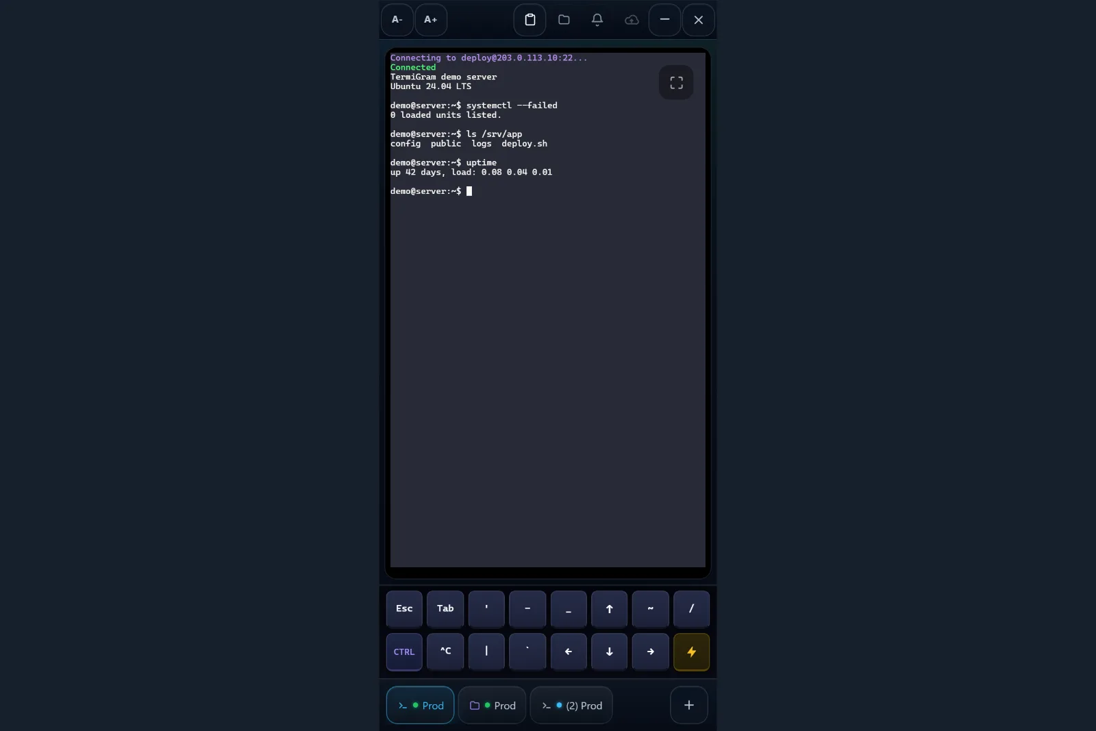 wide 02 ssh terminal